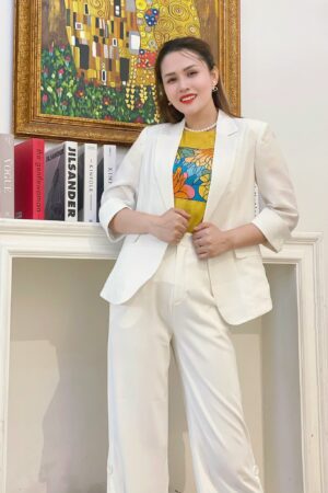 VEST TƠ TRẮNG