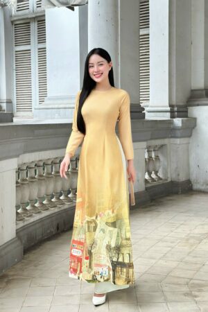 ÁO DÀI LỤA TRUYỀN THỐNG