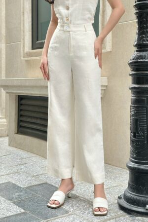 QUẦN LINEN ỐNG ĐỨNG