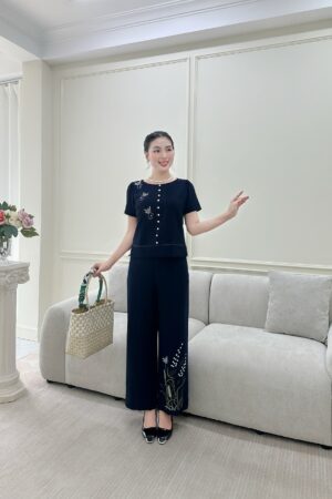 QUẦN THÊU NÚT CHUỒN CHUỒN