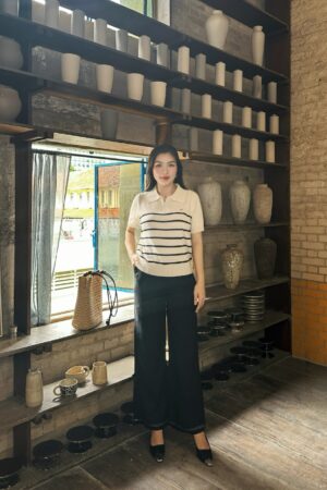 ÁO DỆT KIM SỌC KẺ