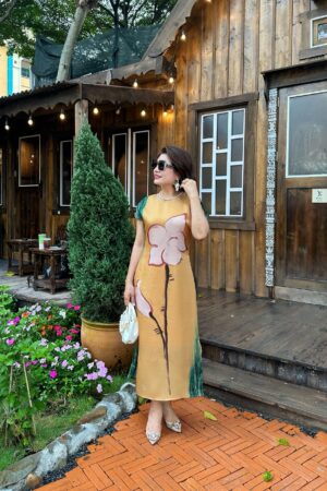 ĐẦM ORGANZA DÁNG SUÔNG