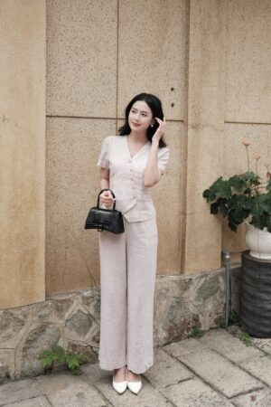 QUẦN LINEN LƯNG THƯỜNG