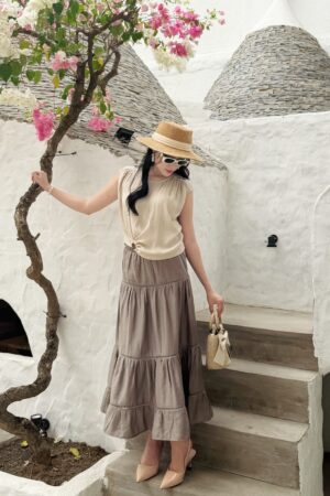 ÁO CỔ TRÒN KHOEN TÀ