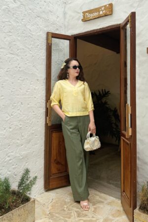 ÁO TƠ CỔ TRỤ TAY LỠ