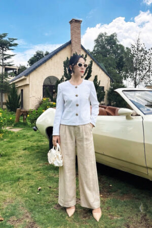 QUẦN LINEN ỐNG SUÔNG
